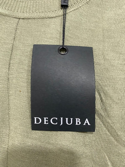 DECJUBA |S | BUST 19 | A73 | SAGE GREEN CREW-NECK FINE KNIT SWEATER