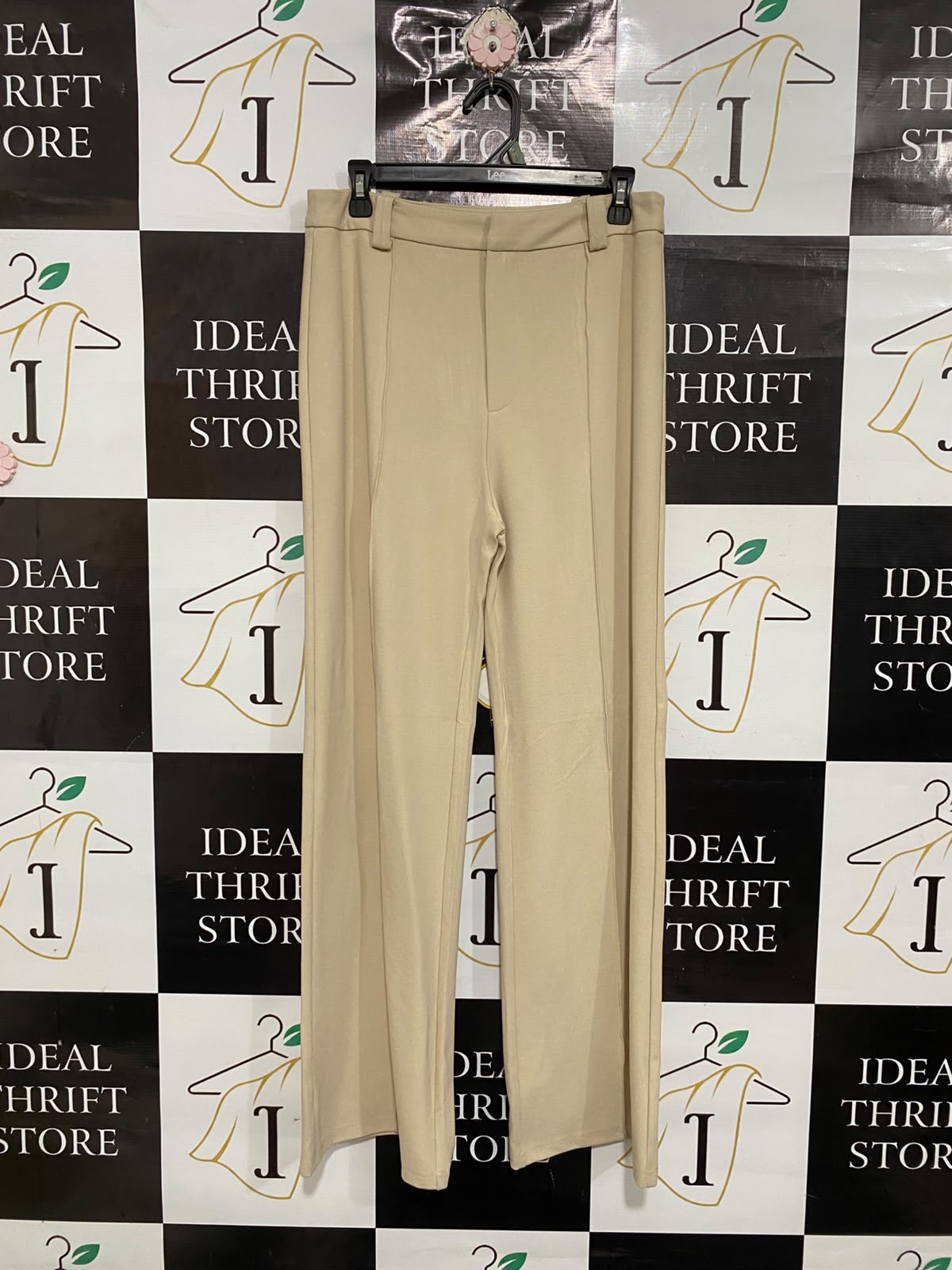 STYLE STATE  |L | WAIST 30 | A73 |  BEIGE TAILORED TROUSERS