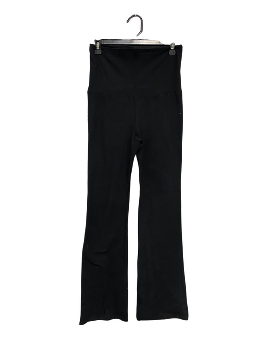 COTTON ON |S | WAIST 28  | A74 |  BLACK HIGH-WAISTED FLARED TROUSERS