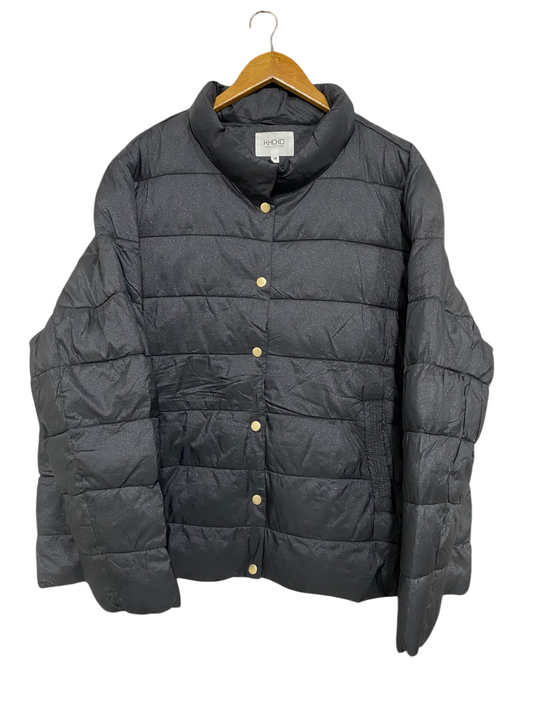 KHOKO COLLECTION |L | BUST 27 | A75|  BLACK QUILTED PUFFER JACKET