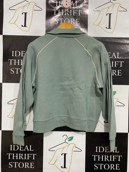 TARGET ACTIVE |S | BUST 23 | A74|  SAGE GREEN COLLARED SWEATSHIRT