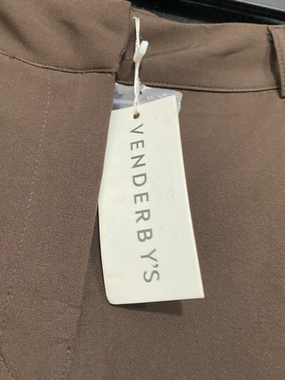 VENDERBYS |L | WAIST 32 | A74|    BROWN WIDE LEG TROUSERS