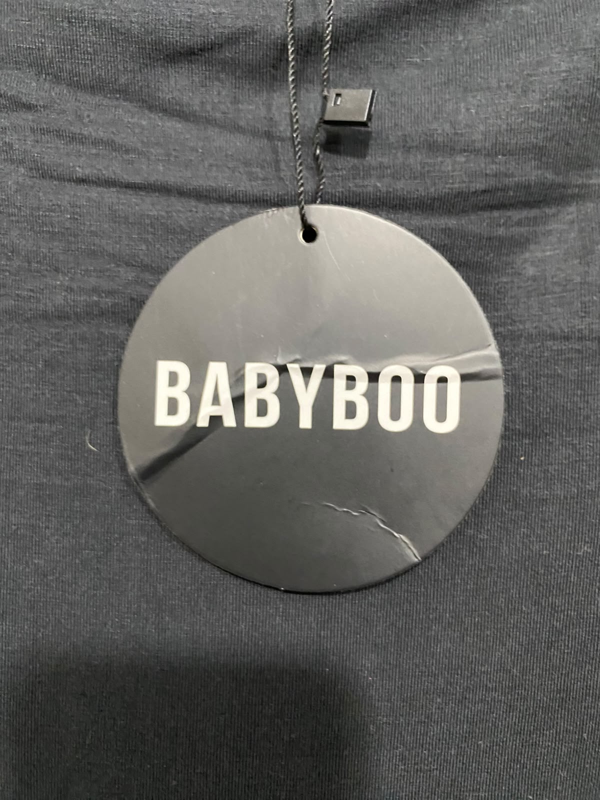 BABYBOO |S | BUST 14 | A74|  BLACK LONG SLEEVE MINI DRESS