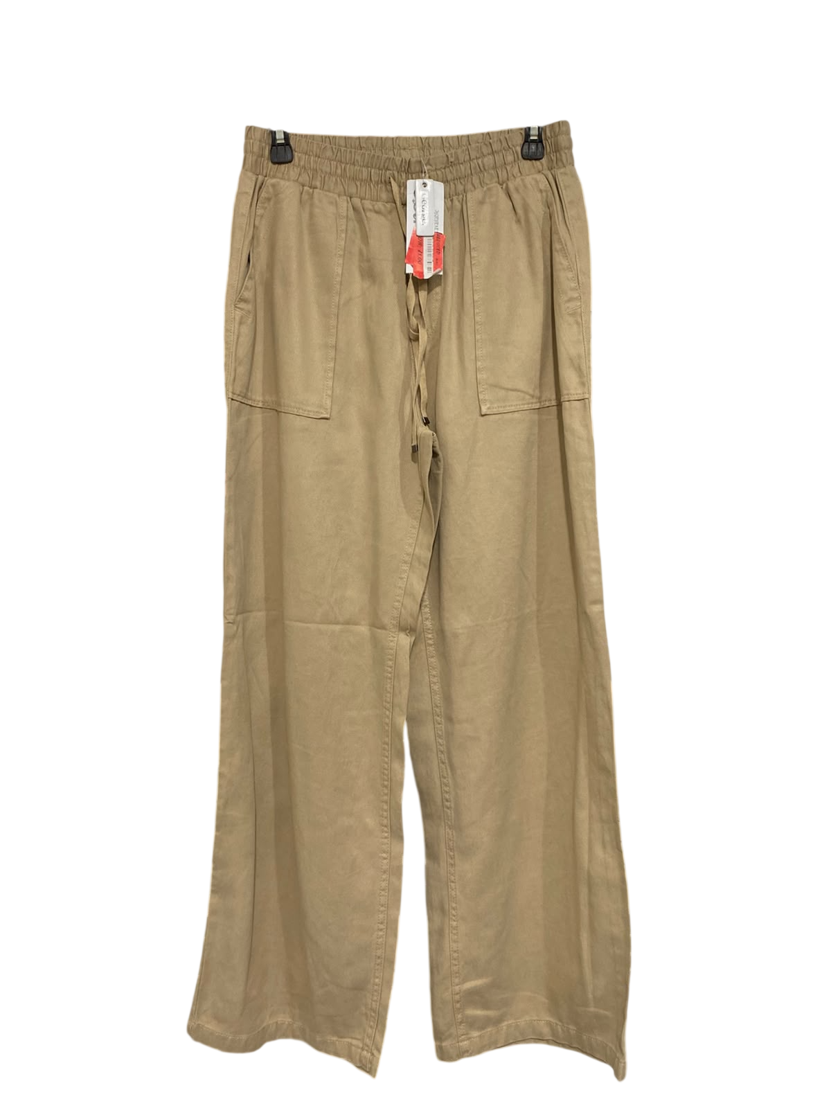 GEORGE |M | WAIST 28 | A75 | BEIGE CASUAL DRAWSTRING WIDE-LEG TROUSERS