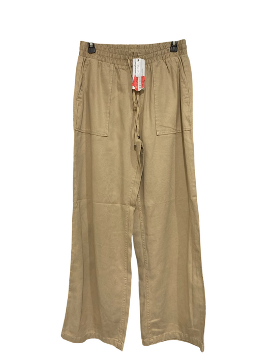 GEORGE |M | WAIST 28 | A75 | BEIGE CASUAL DRAWSTRING WIDE-LEG TROUSERS