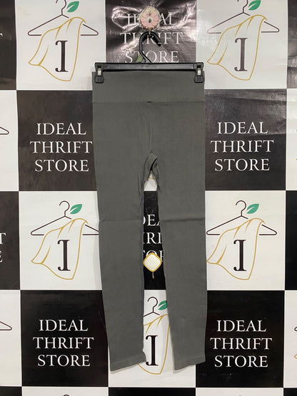 URB SPORT |XS | WAIST 24 | A75 | GREY RIBBED HIGH WAIST ACTIVEWEAR LEGGINGS