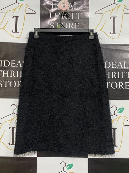TIGHTROPE |S | WAIST 28 | A75 | BLACK TEXTURED FUZZY EYELASH KNIT SKIRT