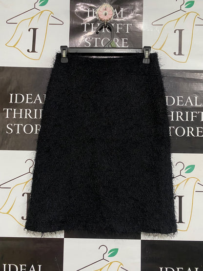 TIGHTROPE |S | WAIST 28 | A75 | BLACK TEXTURED FUZZY EYELASH KNIT SKIRT