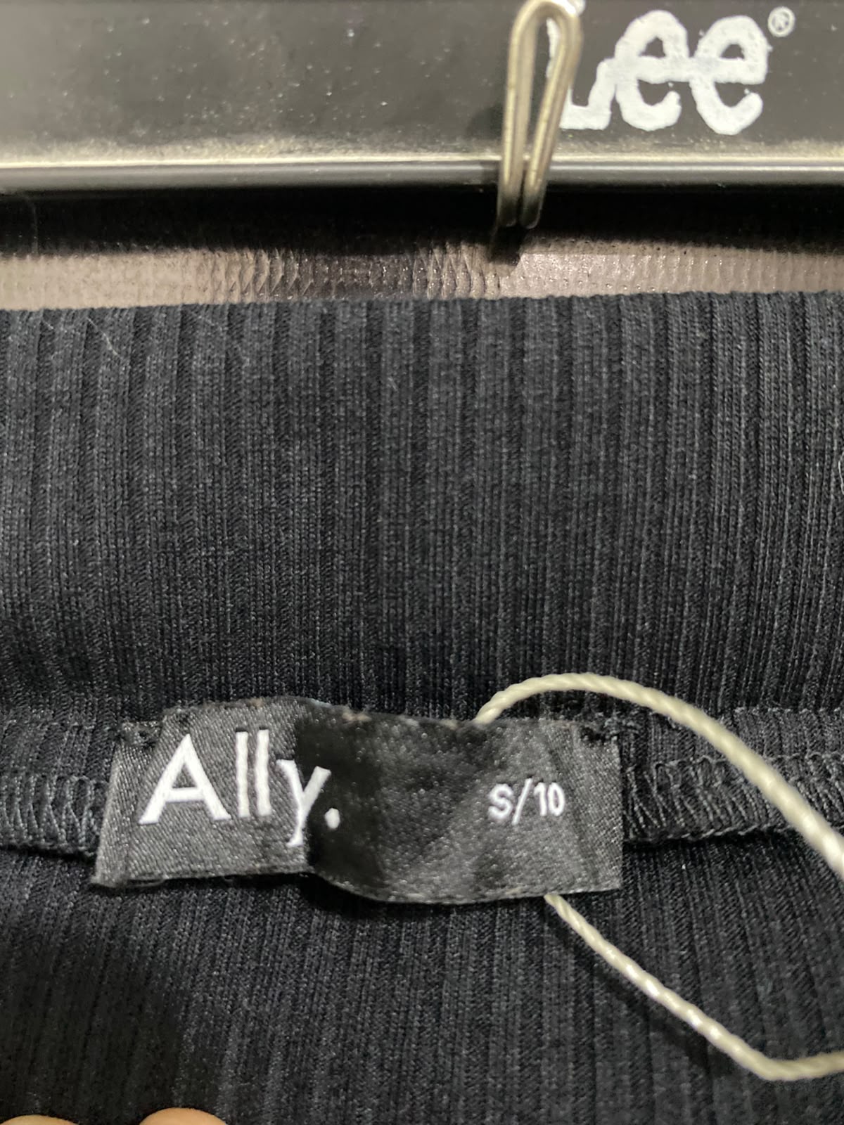 ALLY |S | A75 | BLACK RIBBED HALTER TOP AND RUCHED MIDI SKIRT SET