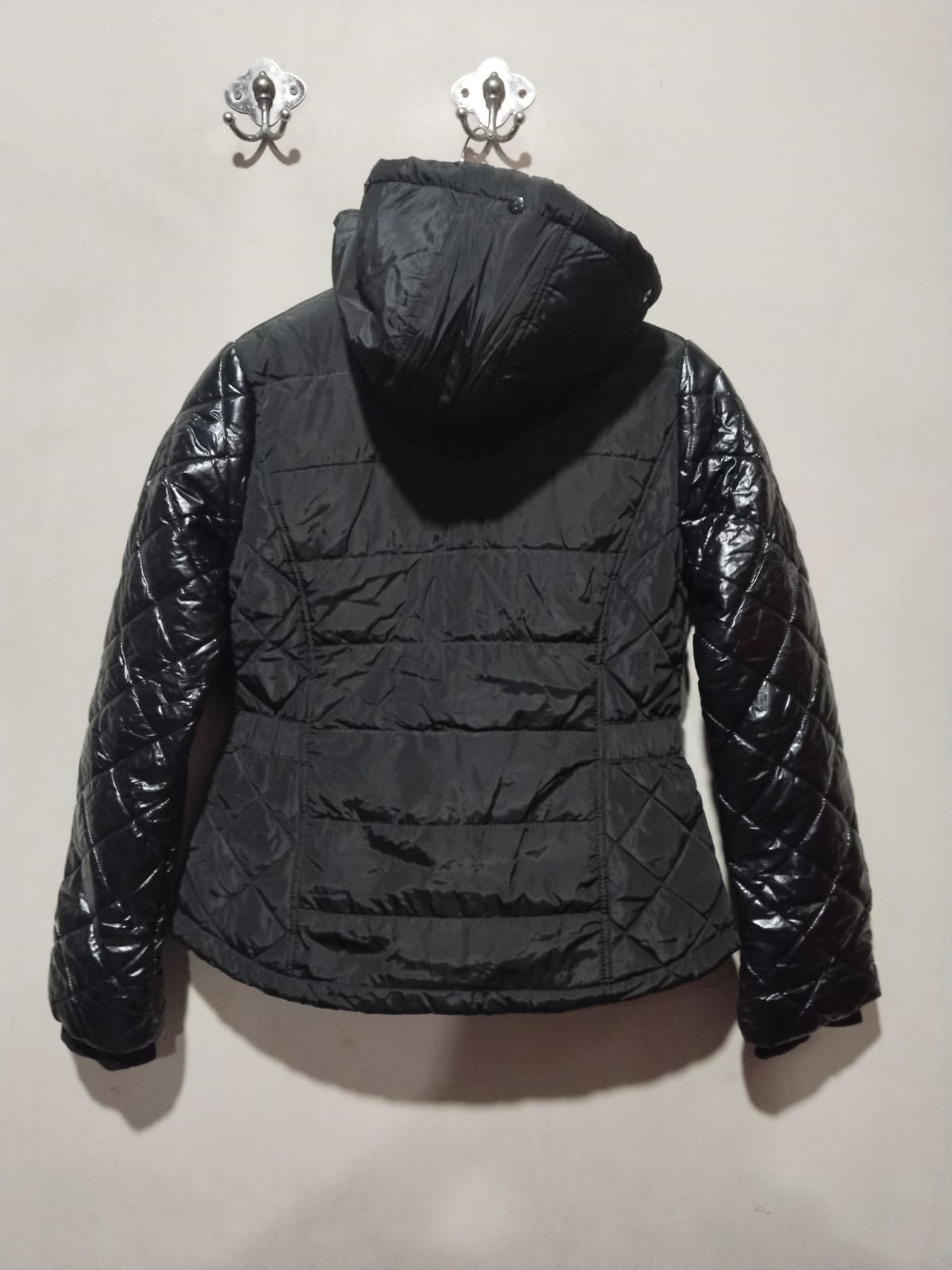 River Island Warm Winter Girl’s Jacket 13/14 Yrs Black With Hood W-18/ L-23