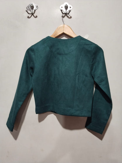 Miss Grace Single-Color Zip-Up Jackets W-16 / L-16.5