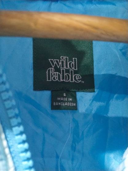 Wild Fable Woman’s Blue Hooded Puffer Jacket W-20 / L-21
