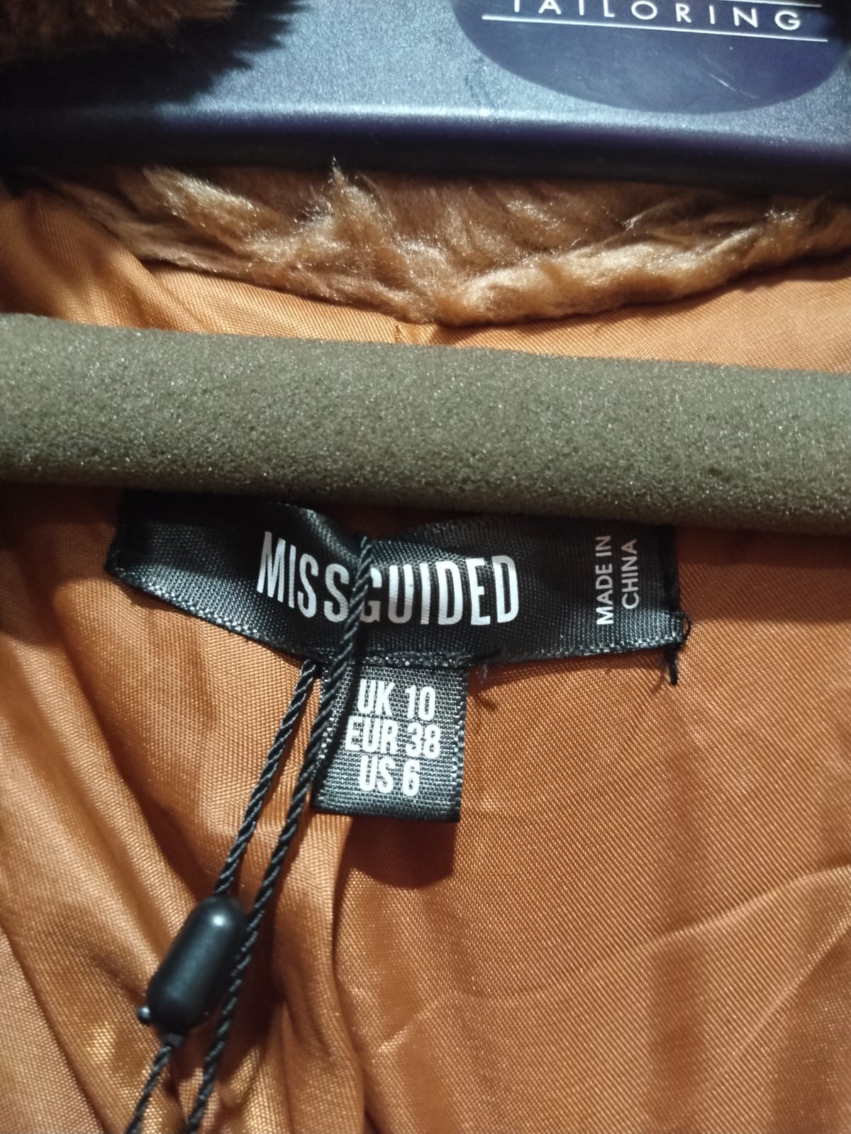 MISSGUIDED Teddy Bear Faux Fur Oversized Coat W-23 / L-47