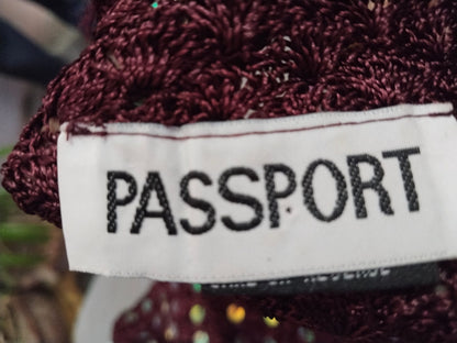 PASSPORT SEQUINS Embellished Knit Casual Dress