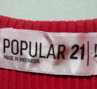 POPULAR 21  Sleeveless Bodycon Dress W-14 / L-34.5