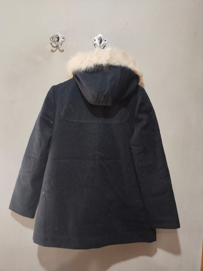 Topshop  Duffle Coat With Faux Fur Hood W-20/ L-28