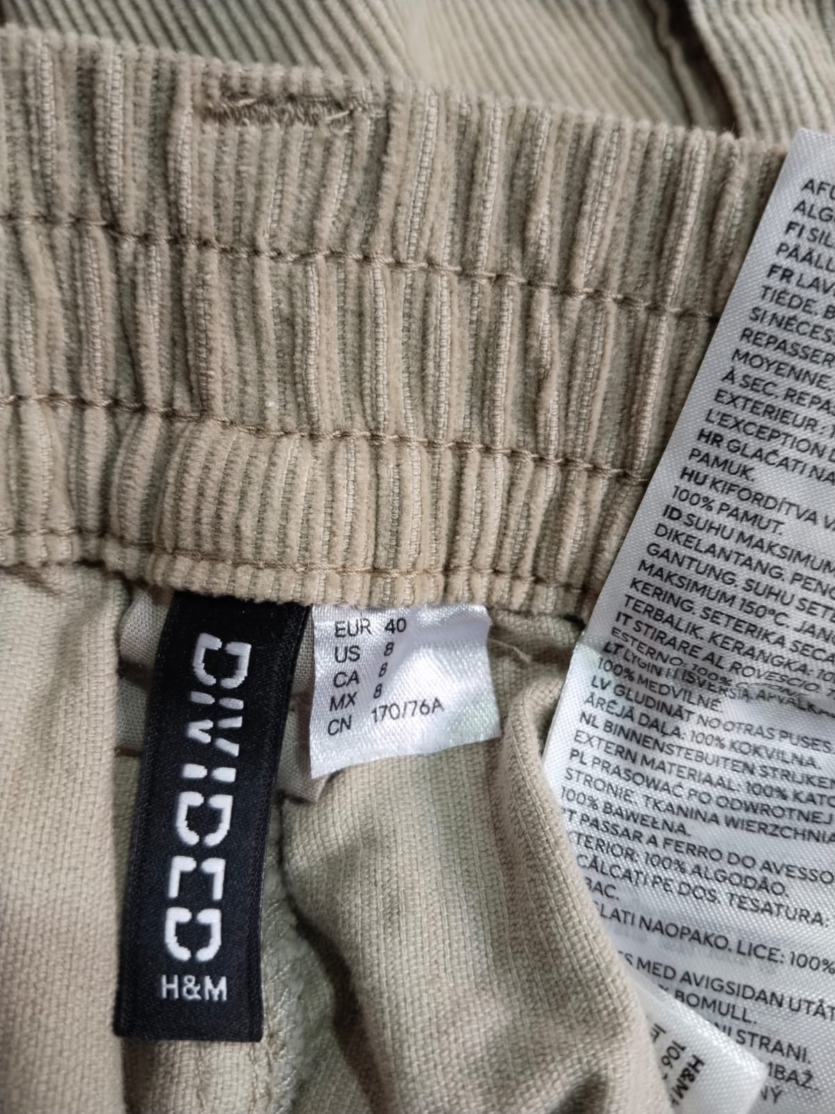 Divided H&M Cargo Pants Womens W-34 /L-40