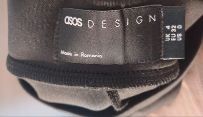 ASOS DESIGN Fringe Boot-Cut Track Pant W-24 / L-38