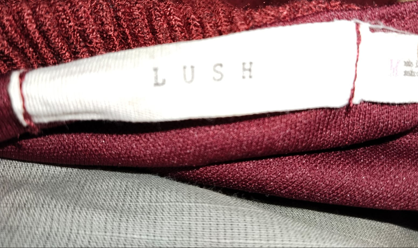 LUSH TOP Off The Shoulder Button Up W-17/ L-19