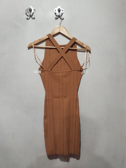 Cotton On Ribbed Bodycon Mini Dress W-13 / L-33