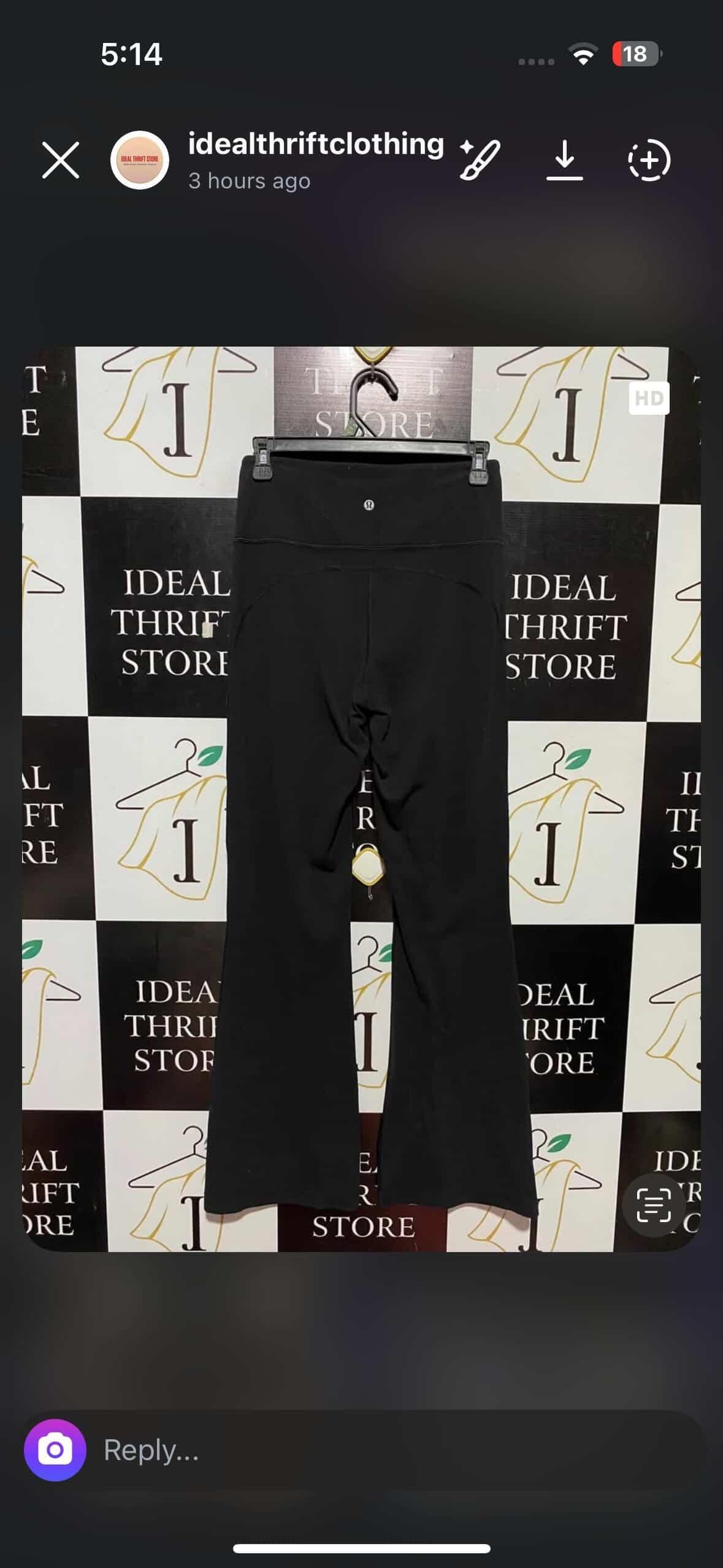 Lululemon flare Q